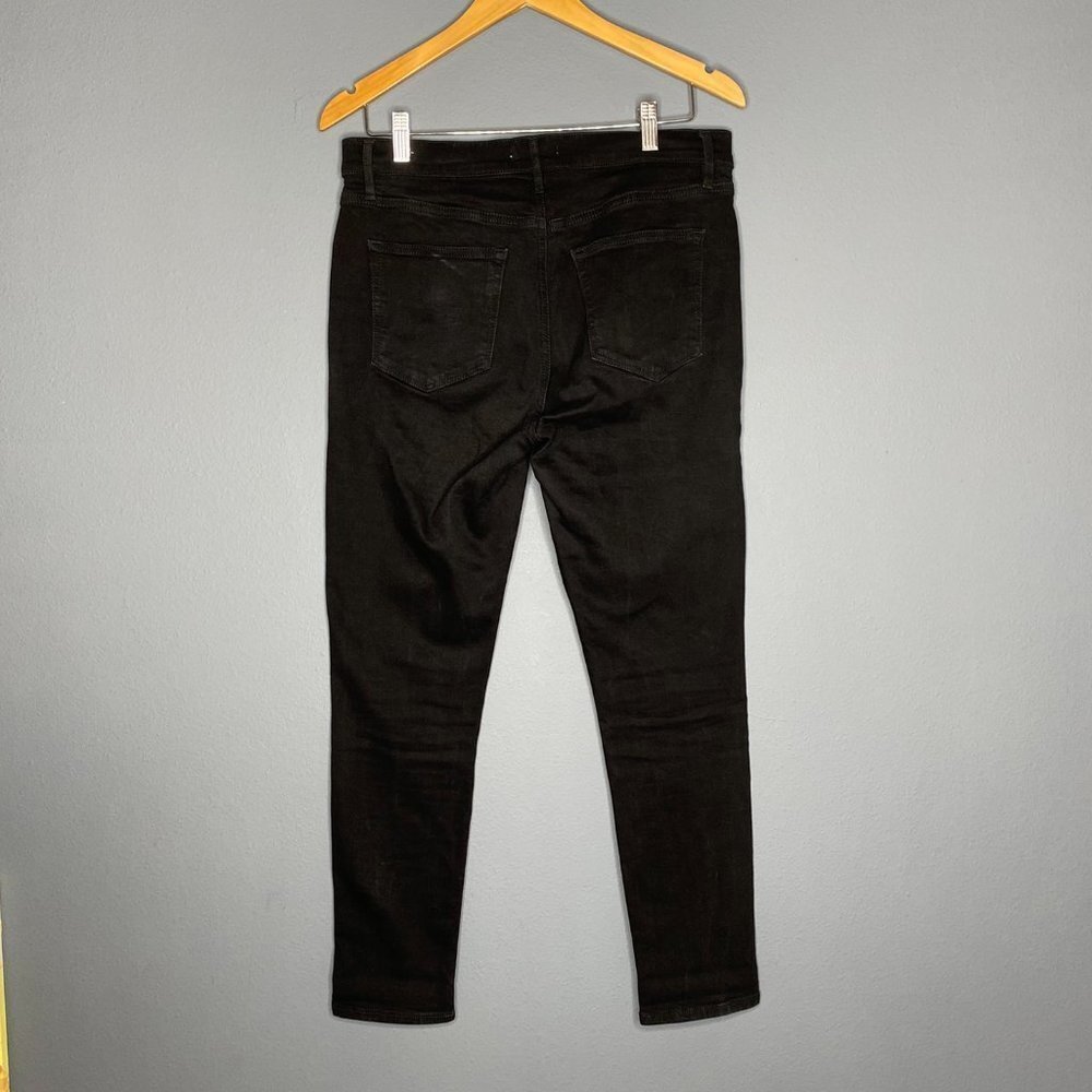 LOFT | Mid Rise Skinny Jeans In Black - Picture 4 of 4